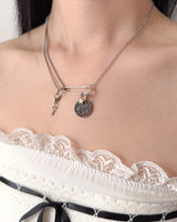 [MADE] BLUE COIN NECKLACE