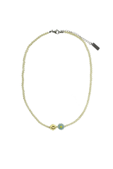 Lemon daisy smile necklace