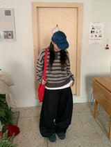Kitka Stripe Collar Knit