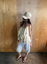 balloon sweat capri pants