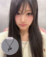 ハートアンドクロス セミチョーカーネックレス (Stainless Steel)