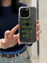 [Life is better with a dog] ジェリーハードケース