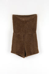 Angora fur shorts