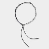 Liberty Leather Bar Mix Necklace