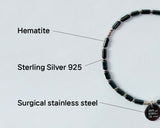 GEM STONE HEMATITE BRACELET