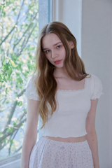 ハニーレースパフTシャツ