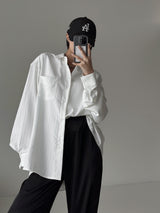 Pleddy Louis Natural Stripe Shirt (2color)
