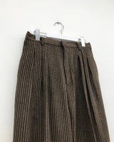 Odd Wool Touch Pintuck Slacks (2color)