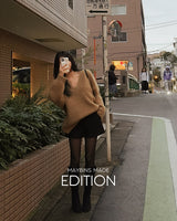 [MADE] Pilto fur oversized-fit knitwear
