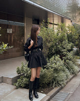 Latel シャツミニドレス (With Belt)