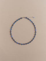 シルバー925ブルームーンヘマタイトネックレス
