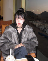 Wild fur jacket