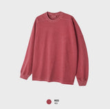 ルックローガンスピマカットピグメントウォッシュドロングスリーブTシャツ