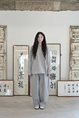 ヴィンテージ P. ダイイングカットアウトボックスTシャツ (Gray)