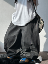 ヒッププリンティングタトゥーレタリングバルーンローデニム🩵🖤 - 2 カラーズ