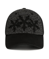 LEOPARD CROSS STAR CAP