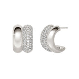 Double Pave Earrings