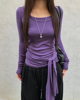 [ORIGINAL] Ockham Layered Wrap Sleeveless T-Shirt