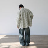 AC EMBOSSED CHECKERED SHIRT