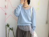 see-through frill sleeveless