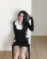 promise halter collar shirt layered ops