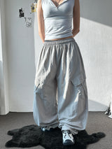 Grade Nylon Cargo Balloon Pants 4color