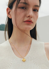 [925 silver] Un.silver.95 / cerise necklace (gold)
