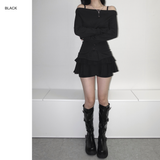 スリムフロントボタンオフT