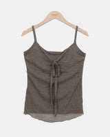 Toriz Lace Double-Layer Sleeveless Top