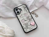 ラブ 3D ハートヴィンテージキューピッドマグセーフiPhoneケース