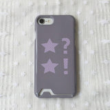 Dot Star Lavender Card Wallet Pocket Glossy