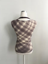 Check halter latyered T