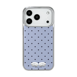 New Color ★ 3D Angel Wing Dot Silver MagSafe iPhone Bumper Case
