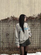 [UNISEX] U.S.A Andrew ピグメントブラッシュラグランスウェット (2 colors)