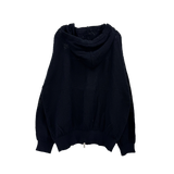 net typo knit zip-up