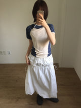 Stopper Nylon Balloon Skirt (2color)