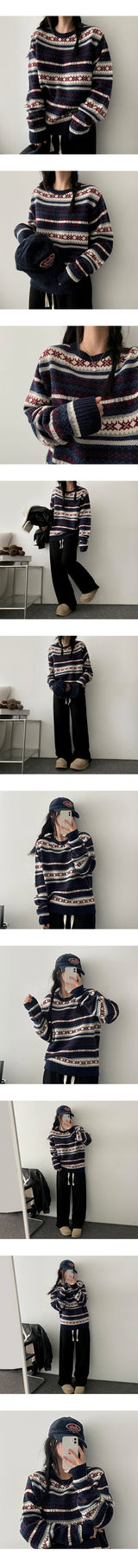 Clen Nordic knit