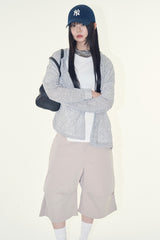 Bettie sheer button up hoodie