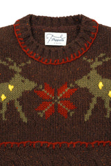 Deer Tweed Knit [Brown]