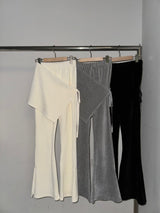Velvet Wrap Pants