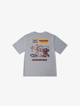 ハニー バジャー リペア Tシャツ グレー
