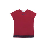 Lace Dew Tee - Red
