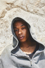 rhinestone zip-up hoodie