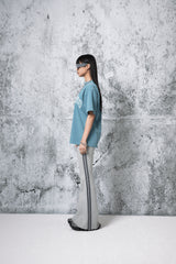 ベーシックファインブーツカットバンディドウエストパンツ (GRAY)