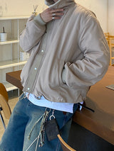 Buzz High Neck Wool Sheepskin Jacket (2color)