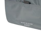 24FW シンボルリベットマルチポケットクロスバッグ グレー