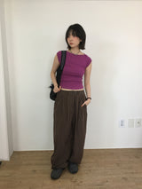 ペペレイヤーノースリーブ (5color)