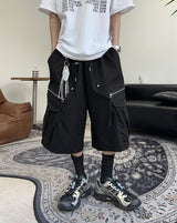 Lafes Zipper Cargo Bermuda Pants