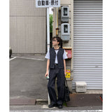 スローアンストライプTシャツ
