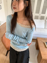LAYERED TENCEL LONG SLEEVE